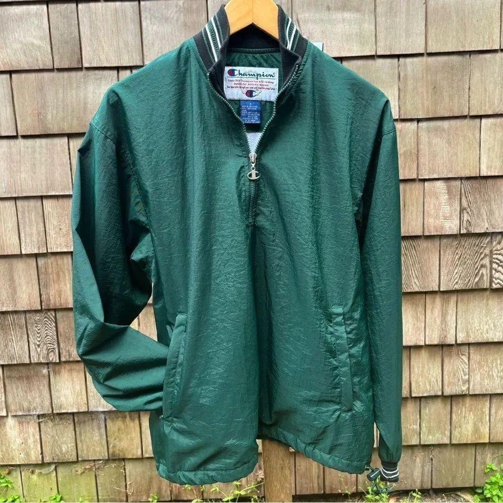 Vintage Champion 1/4 Zip Windbreaker